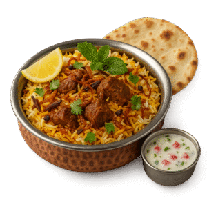 Lamm-Biryani (Mutton Biryani)